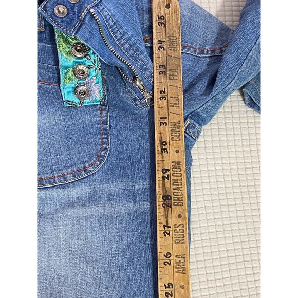 Vintage Y2K 2000s Parasuco Blue Denim Jeans 28x31 - Picture 4 of 13